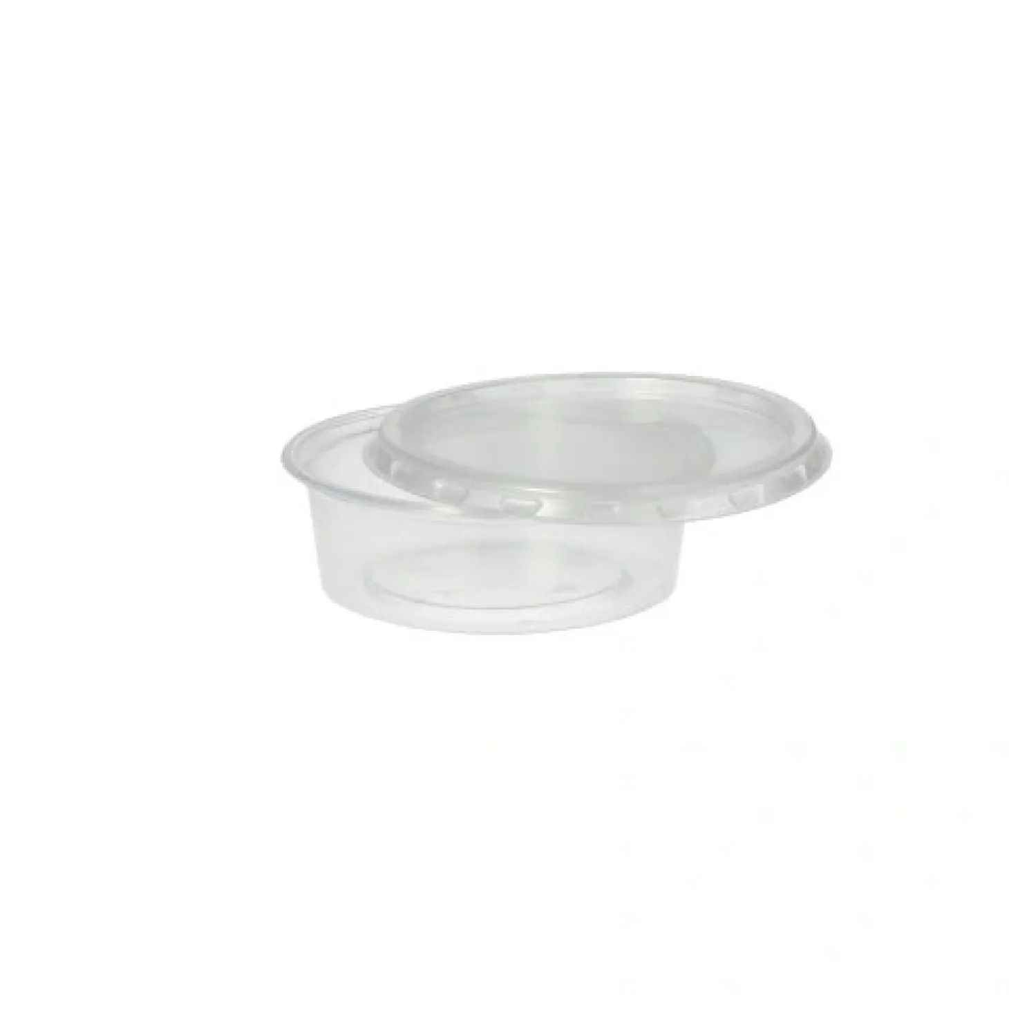 Starpak Deckel für Dressingbecher, PP rund Ø 7,1 cm, 0,5 cm transparent