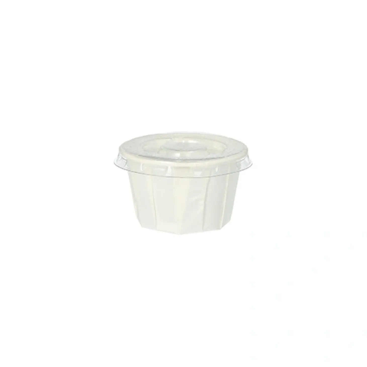 Starpak Deckel für Dressingbecher, PET rund Ø 5,9 cm, 0,7 cm klar