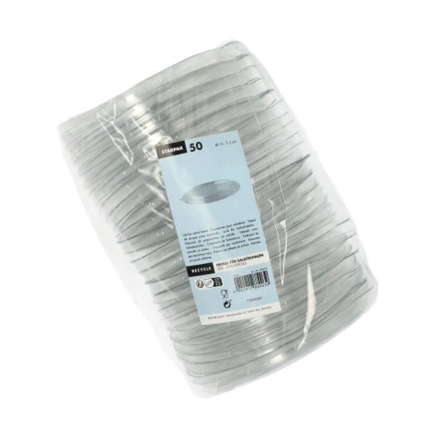 Starpak Deckel für Salatschalen, PET rund Ø 15 cm, 2 cm klar