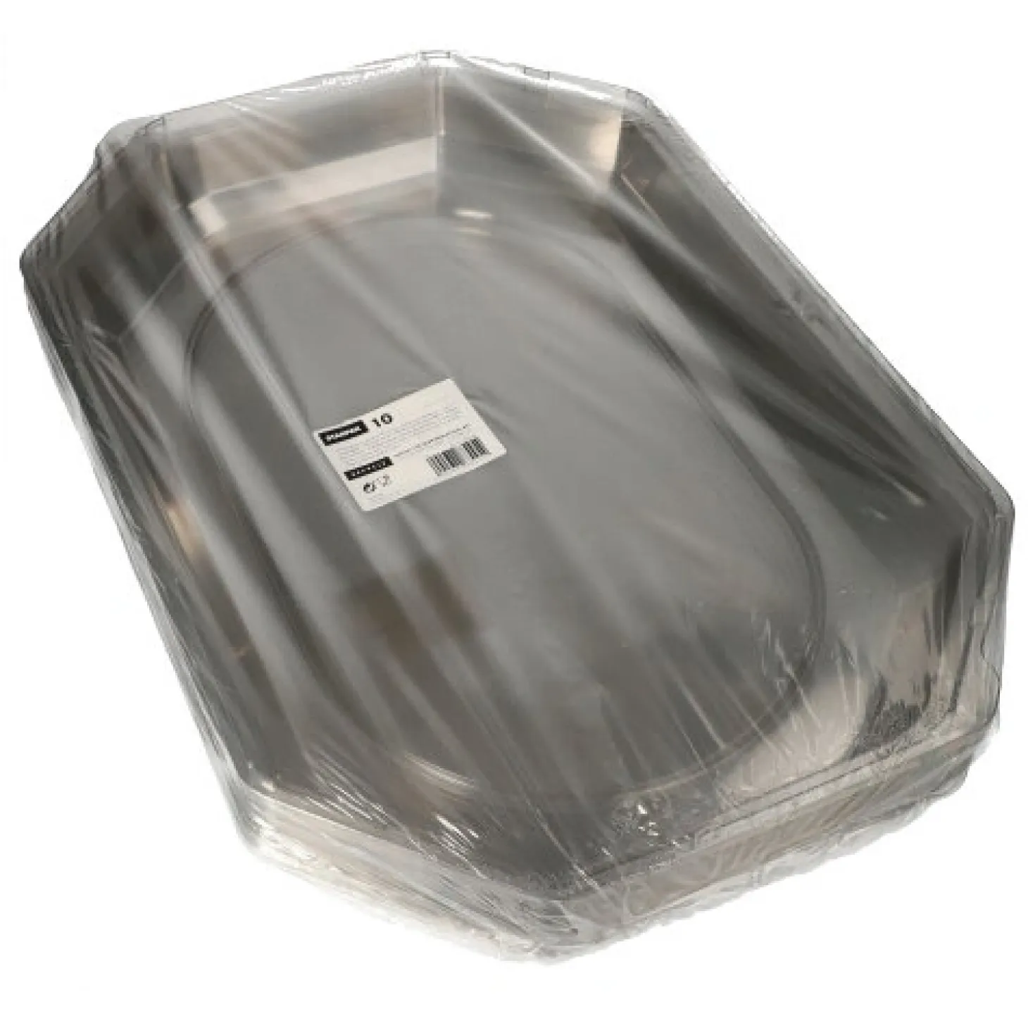 Starpak Deckel für Servierplatten, PET 54 cm x 35 cm x 6,3 cm transparent