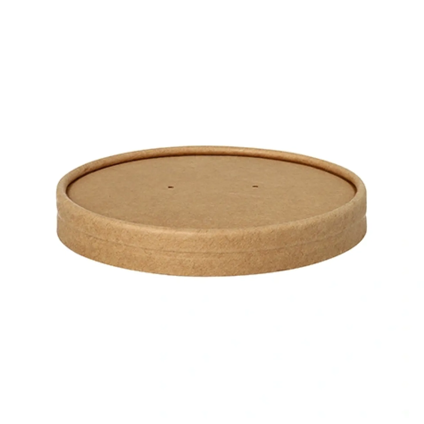 Starpak Deckel für Suppenbecher, Pappe rund Ø 11,5 cm, 1,6 cm braun