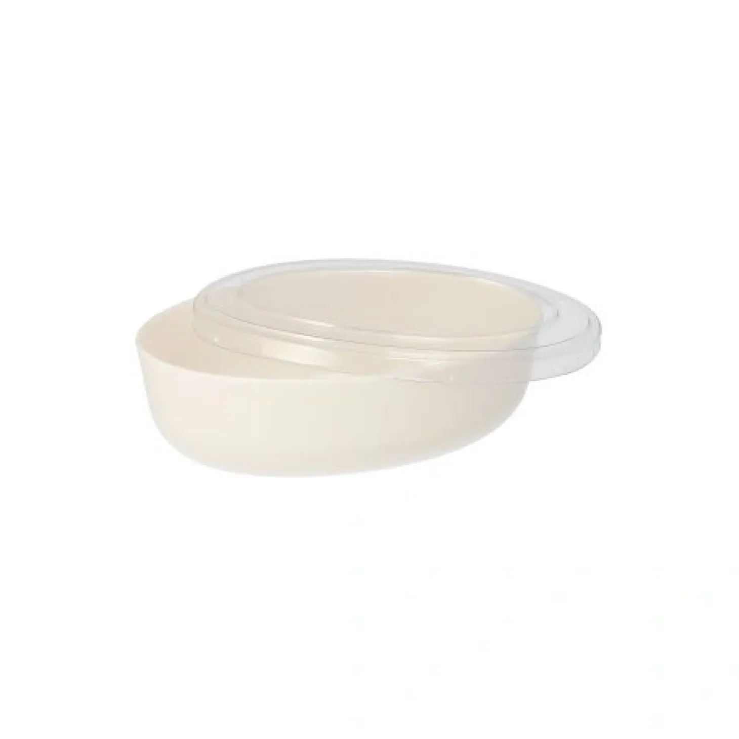Starpak Deckel PET für Schalen oval 1 cm x 10,5 cm x 15,5 cm glasklar "Cella"
