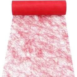 Starpak Dekoband "Sizoflor" 25 m x 30 cm rot