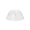 Starpak Dom-Deckel, PET rund Ø 9 cm, 4,5 cm glasklar ohne Lochung