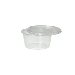 Starpak Dressingbecher, PP rund 80 ml Ø 7,1 cm, 3,5 cm transparent