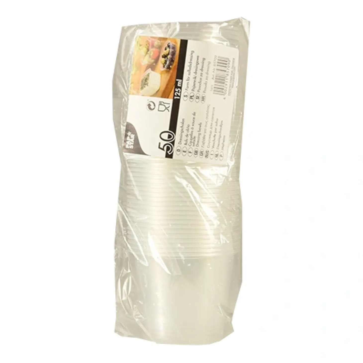 Starpak Dressingbecher, PP rund 125 ml Ø 7,1 cm, 5,7 cm transparent