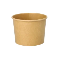 Starpak Eisbecher, Pappe rund 250 ml Ø 9,5 cm, 6,2 cm braun, 20 x 50 Stück