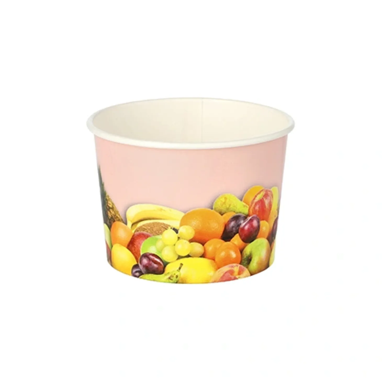 Starpak Eisbecher, Pappe rund 150 ml Ø 7,7 cm, 5,5 cm "Früchte"