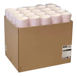 Starpak Eisbecher, Pappe rund 250 ml Ø 9,5 cm, 6,2 cm rosa "Icelove", 20 x 50 Stück