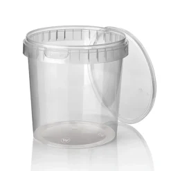 Starpak Feinkostbecher, PP 770 ml Ø 11,8 cm, 11,3 cm transparent mit Originalitätsverschluss
