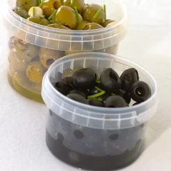 Starpak Feinkostbecher, PP 240 ml Ø 9,5 cm, 5,6 cm transparent mit Originalitätsverschluss