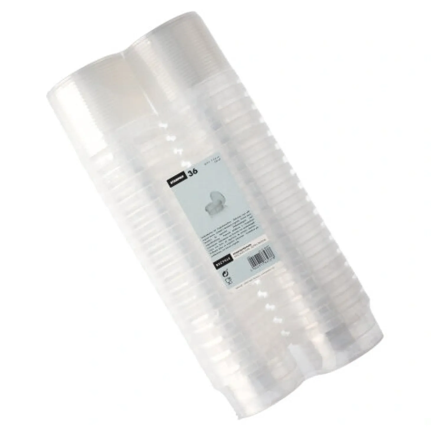 Starpak Feinkostbecher, PP 240 ml Ø 9,5 cm, 5,6 cm transparent mit Originalitätsverschluss