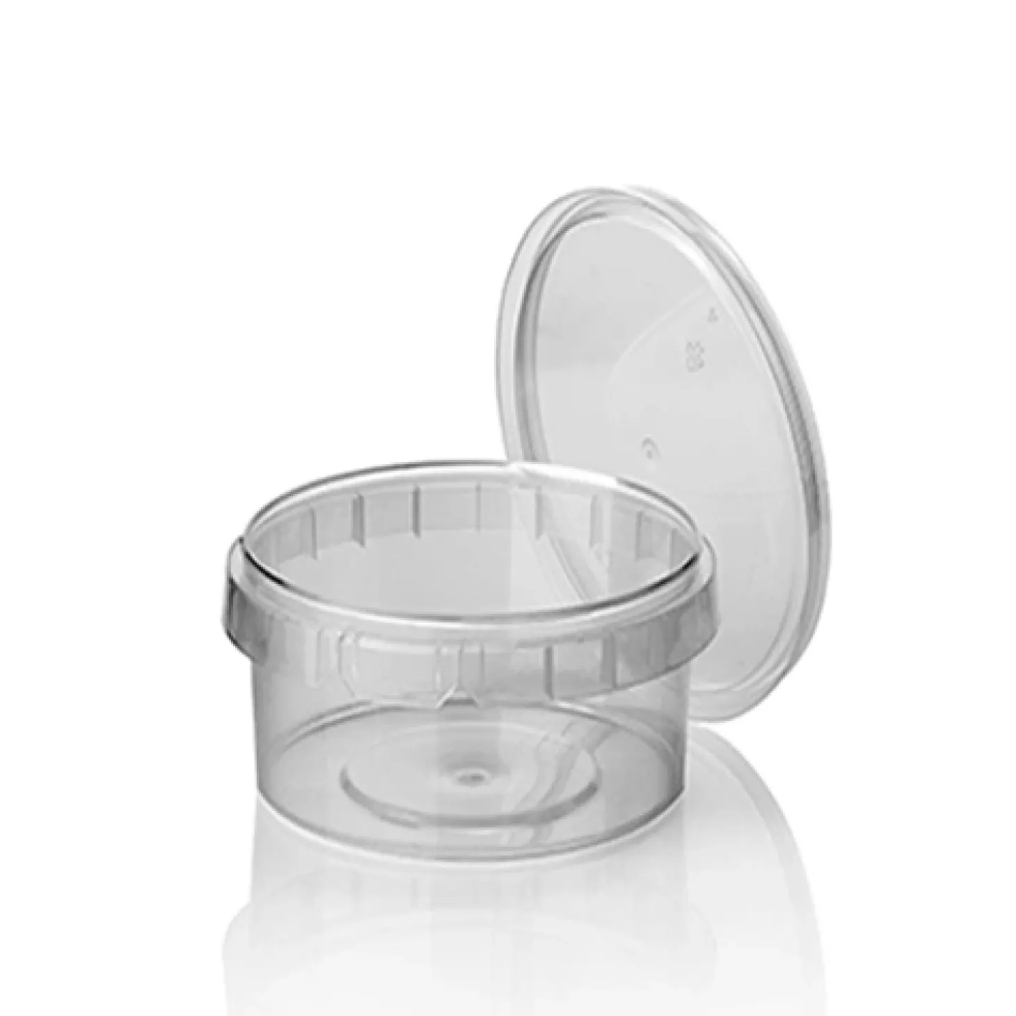 Starpak Feinkostbecher, PP 480 ml Ø 11,8 cm, 7 cm transparent mit Originalitätsverschluss