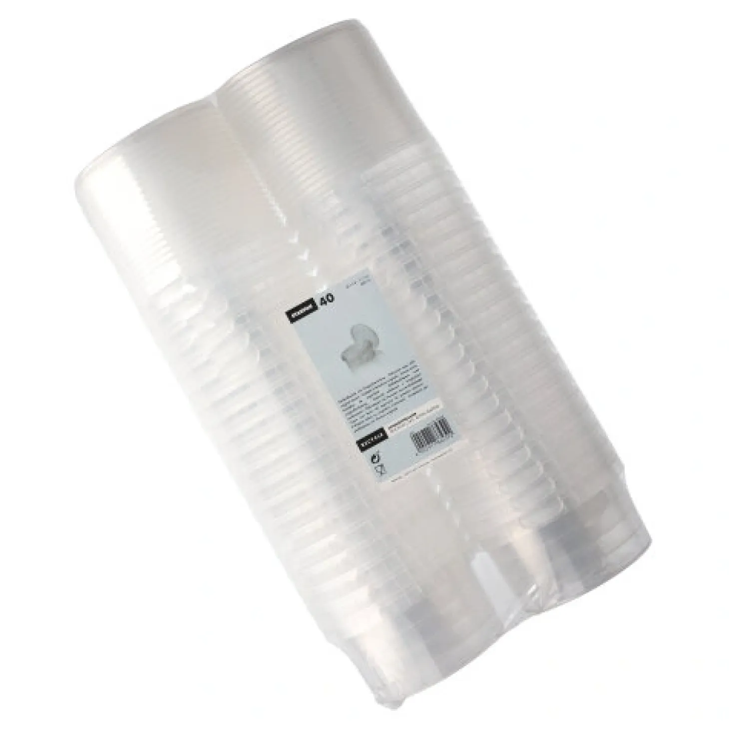 Starpak Feinkostbecher, PP 480 ml Ø 11,8 cm, 7 cm transparent mit Originalitätsverschluss