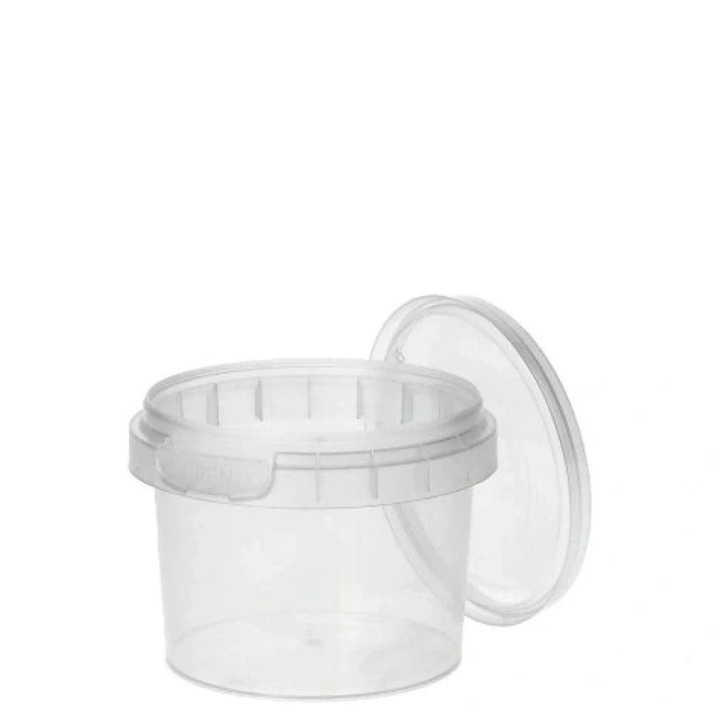 Starpak Feinkostbecher, PP rund 120 ml Ø 6,9 cm, 5,1 cm transparent mit Originalitätsverschluss