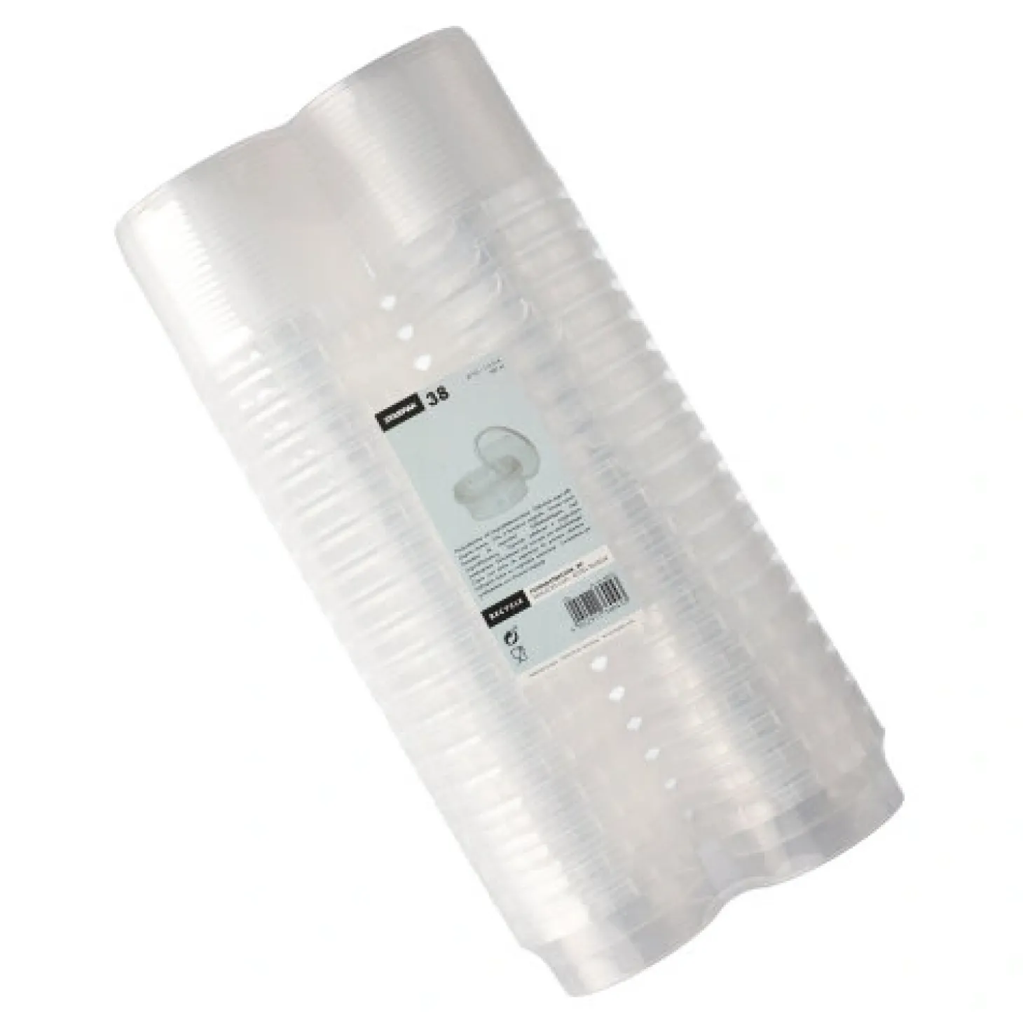 Starpak Feinkostbecher, PP rund 180 ml Ø 9,5 cm, 4,5 cm transparent mit Originalitätsverschluss