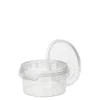 Starpak Feinkostbecher, PP rund 80 ml Ø 6,9 cm, 3,65 cm transparent mit Originalitätsverschluss