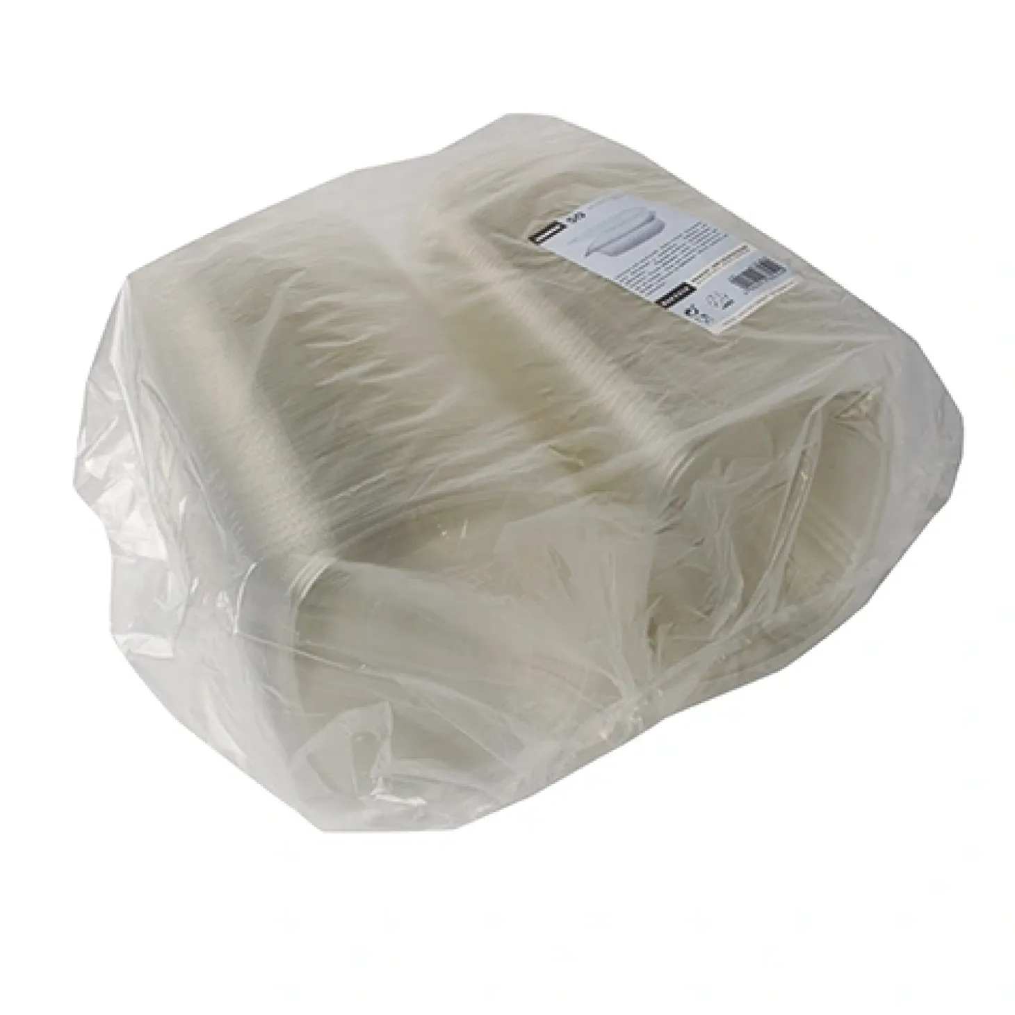 Starpak Feinkost- und Salatschalen mit Klappdeckel, R-PET oval 750 ml 6,2 cm x 14,4 cm x 17,5 cm klar