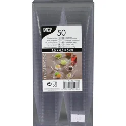 Starpak Fingerfood - Schalen, PS eckig 50 ml 5 cm x 4,5 cm x 4,5 cm glasklar