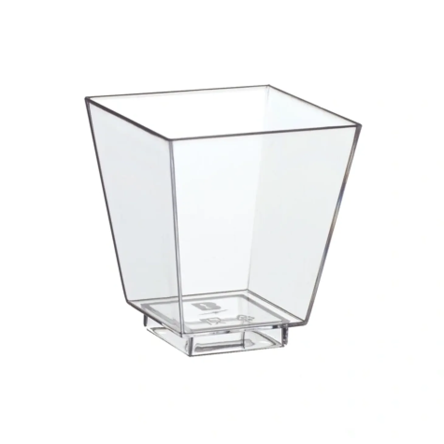 Starpak Fingerfood - Schalen, PS eckig 50 ml 5 cm x 4,5 cm x 4,5 cm glasklar