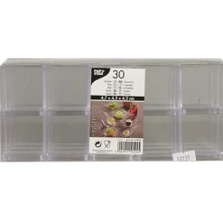 Starpak Fingerfood - Schalen, PS eckig 55 ml 4,7 cm x 4,2 cm x 4,2 cm glasklar