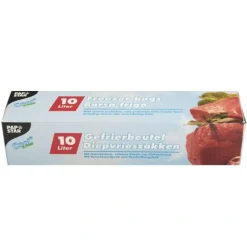 Starpak Gefrierbeutel, LLDPE 10 l 60 cm x 40 cm transparent in Faltschachtel