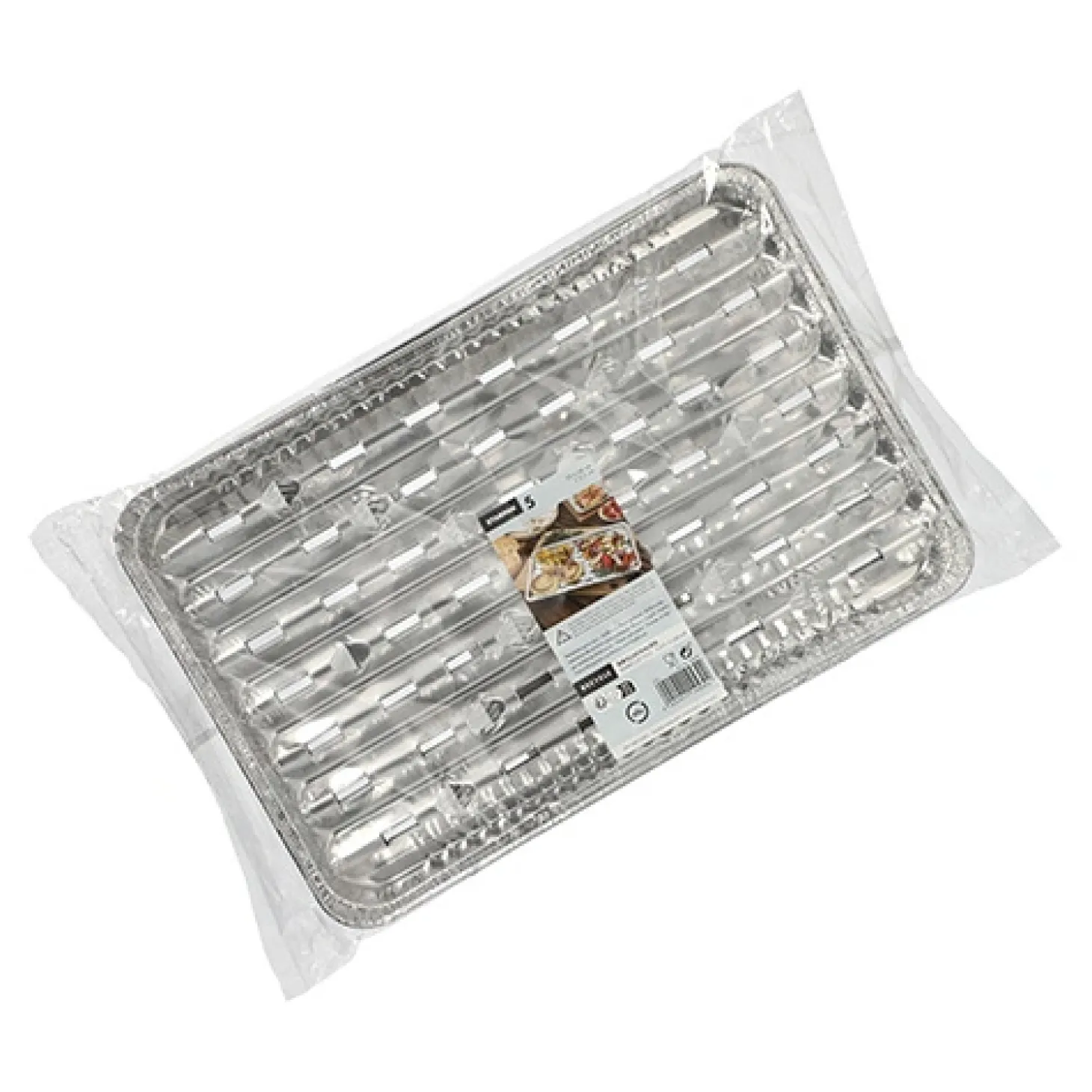 Starpak Grillschalen, Alu eckig 2,5 cm x 23 cm x 34 cm