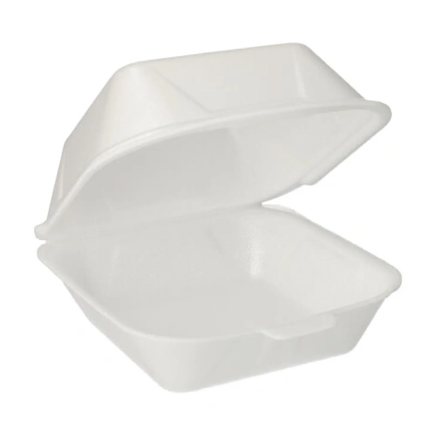 Starpak Hamburger-Boxen mit Klappdeckel, XPS 8 cm x 14,5 cm x 15,5 cm weiß