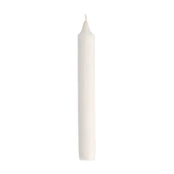 Starpak Haushaltskerzen mit Dornloch Ø 2,45 cm, 20 cm weiß
