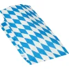 Starpak Hähnchenbeutel, Papier mit Alu-Einlage 28 cm x 13 cm x 8 cm "Bayrisch blau" 1/1