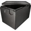 Starpak Isolier-Transportbehälter, EPP 60 cm x 40 cm x 40 cm schwarz "Gastro-Norm 1/1", 3 x 1 Stück