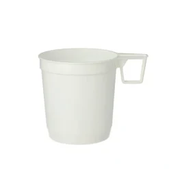 Starpak Kaffeetassen, PS 0,25 l Ø 8 cm, 8,5 cm weiß
