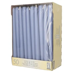 Starpak Leuchterkerzen Ø 2,2 cm, 25 cm soda blau, 2 x 50 Stück
