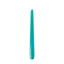 Starpak Leuchterkerzen Ø 2,2 cm, 25 cm türkis