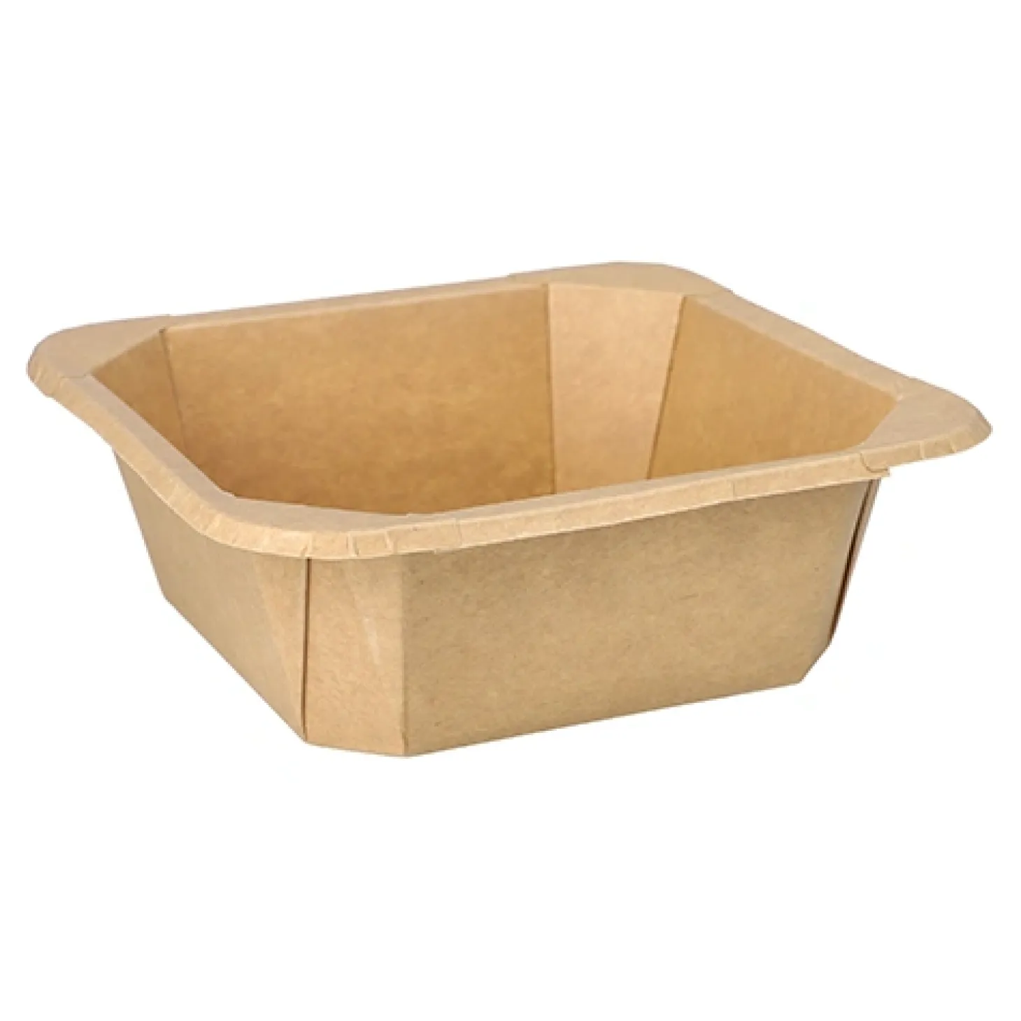 Starpak Lunchboxen, Pappe eckig 1200 ml 6 cm x 18 cm x 18 cm braun