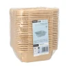 Starpak Lunchboxen, Pappe eckig 750 ml 4,7 cm x 16,2 cm x 16,2 cm braun