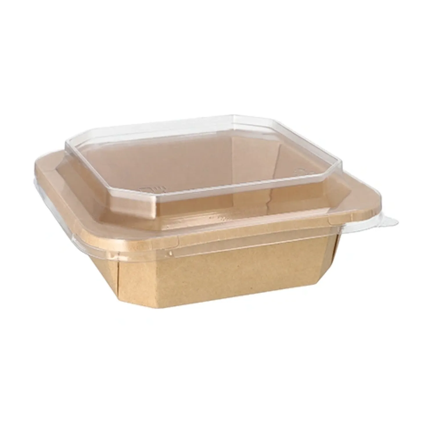 Starpak Lunchboxen, Pappe eckig 750 ml 4,7 cm x 16,2 cm x 16,2 cm braun