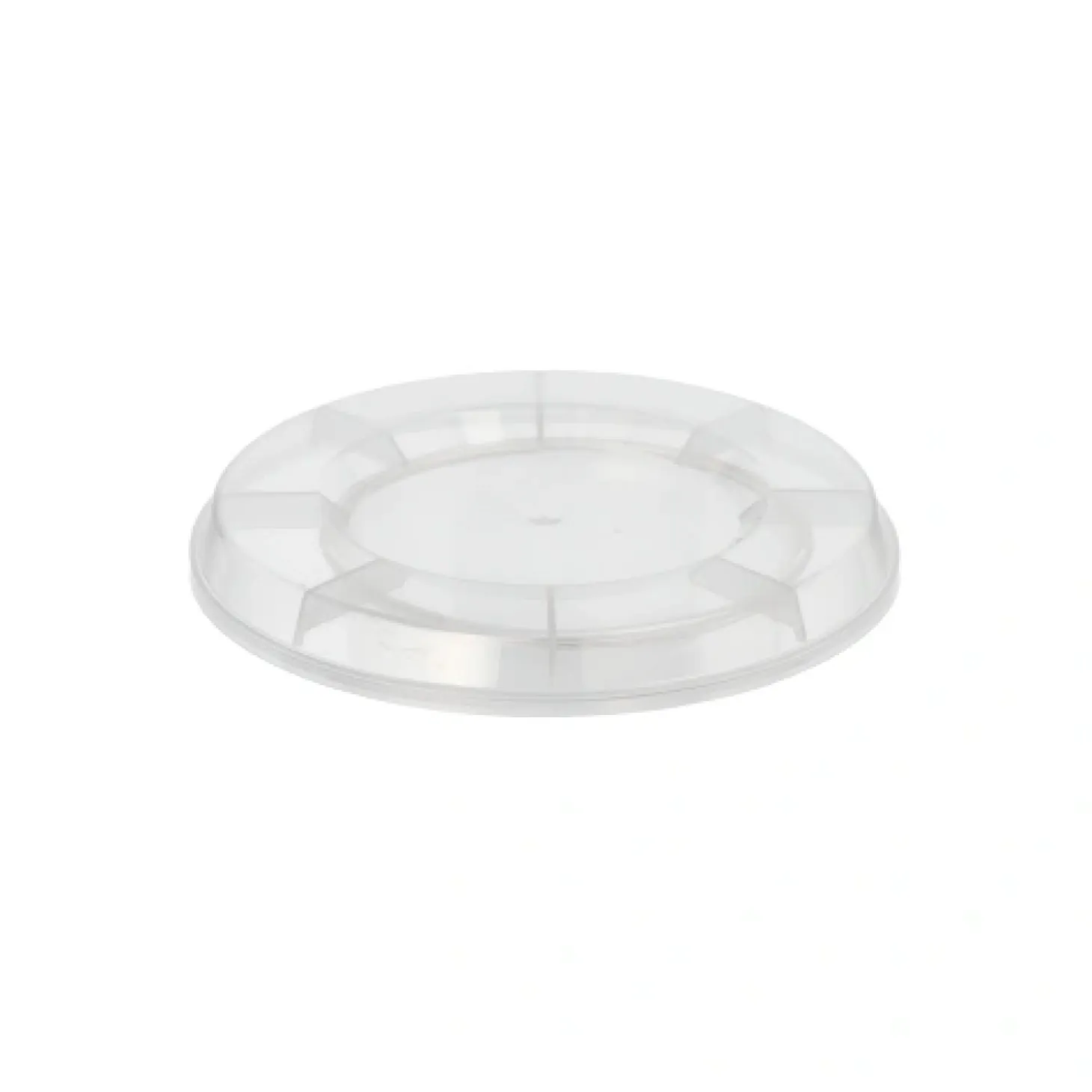 Starpak Mehrweg-Deckel rund Ø 11 cm, 1,3 cm transparent für Eis- und Dessertschalen, 10 x 25 Stück