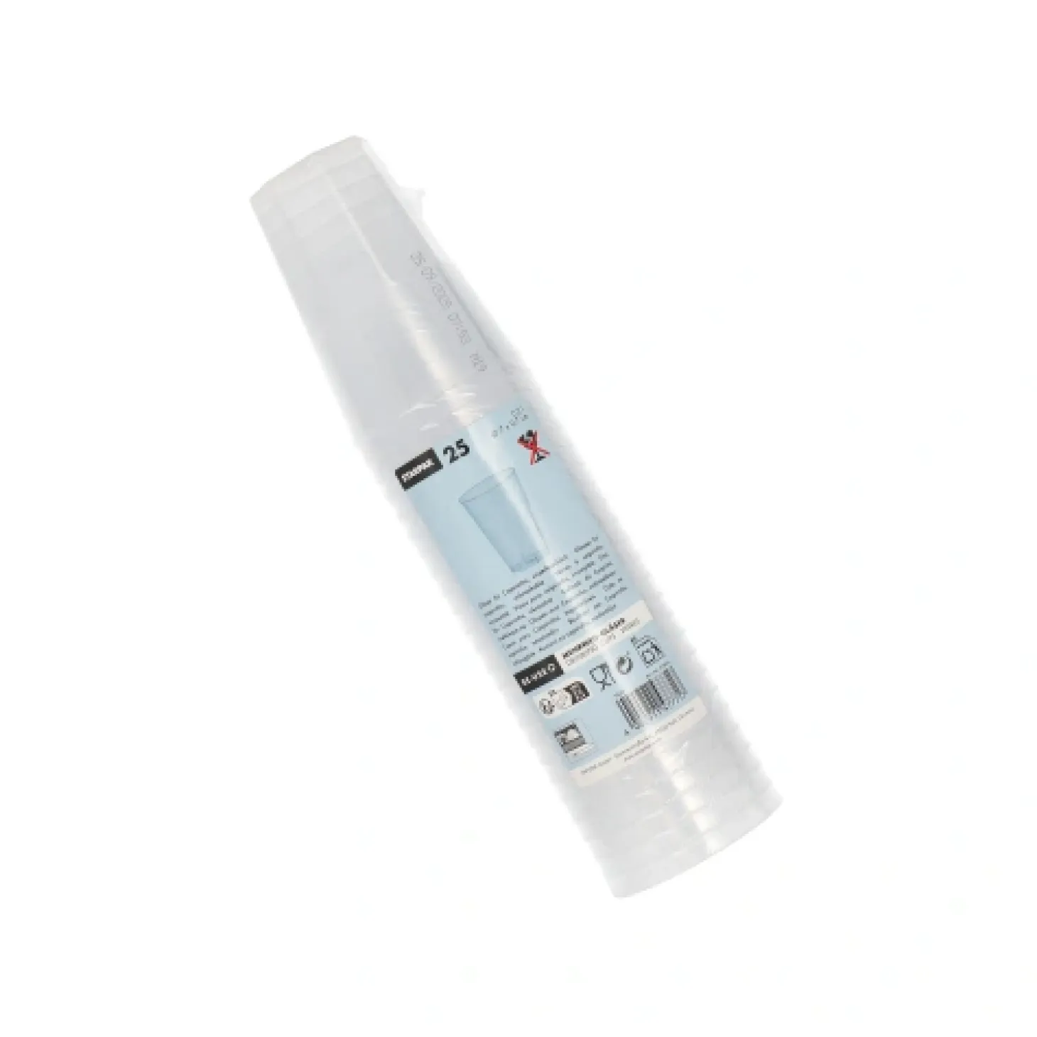 Starpak Mehrweg-Gläser für Caipirinha PP 0,2 l Ø 7 cm, 9,7 cm transluzent, 20 x 25 Stück