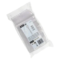 Starpak Mehrweg-Löffel 18,5 cm transparent, 20 x 50 Stück
