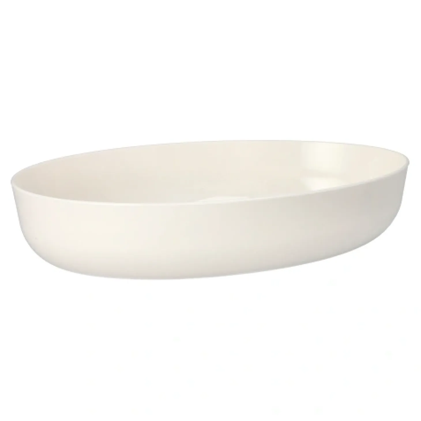 Starpak Mehrweg-Schalen oval 2400 ml 6,5 cm x 19,5 cm x 30,5 cm weiß "Cella"