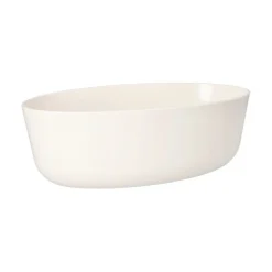 Starpak Mehrweg-Schalen oval 2400 ml 9,1 cm x 16,5 cm x 26 cm weiß "Cella"