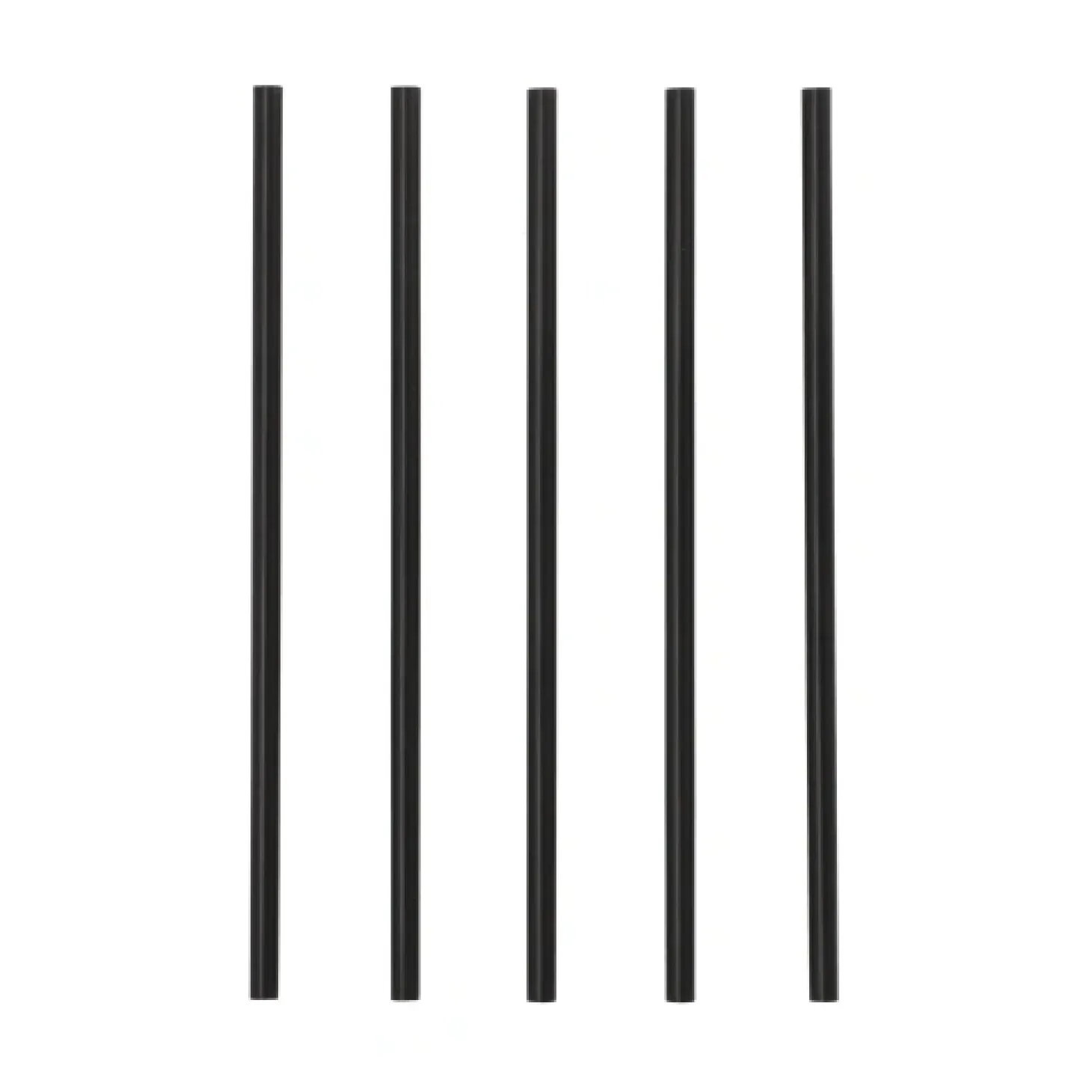 Starpak Mehrweg-Shake-Halme PP Ø 7 mm, 22 cm schwarz, 10 x 100 Stück