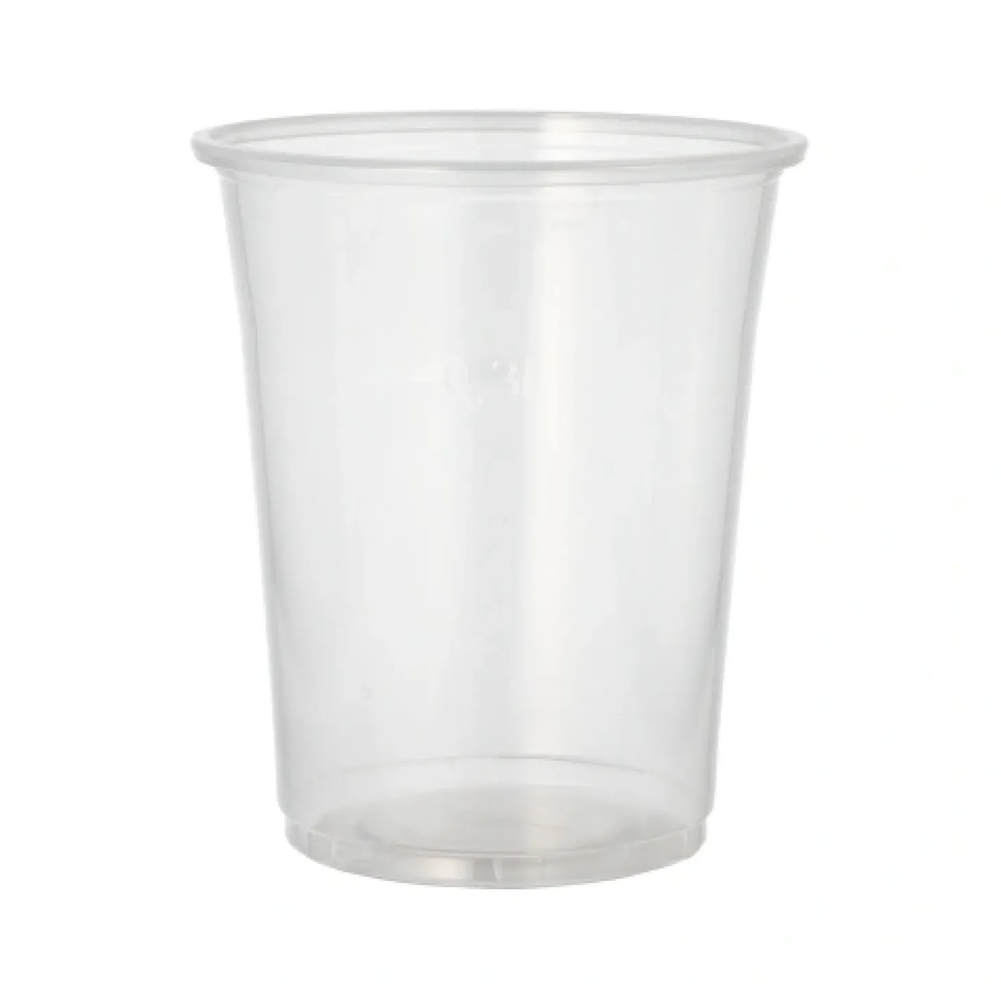 Starpak Mehrweg-Trinkbecher 0,3 l Ø 9,5 cm, 10,72 cm transparent mit Schaumrand, 24 x 50 Stück