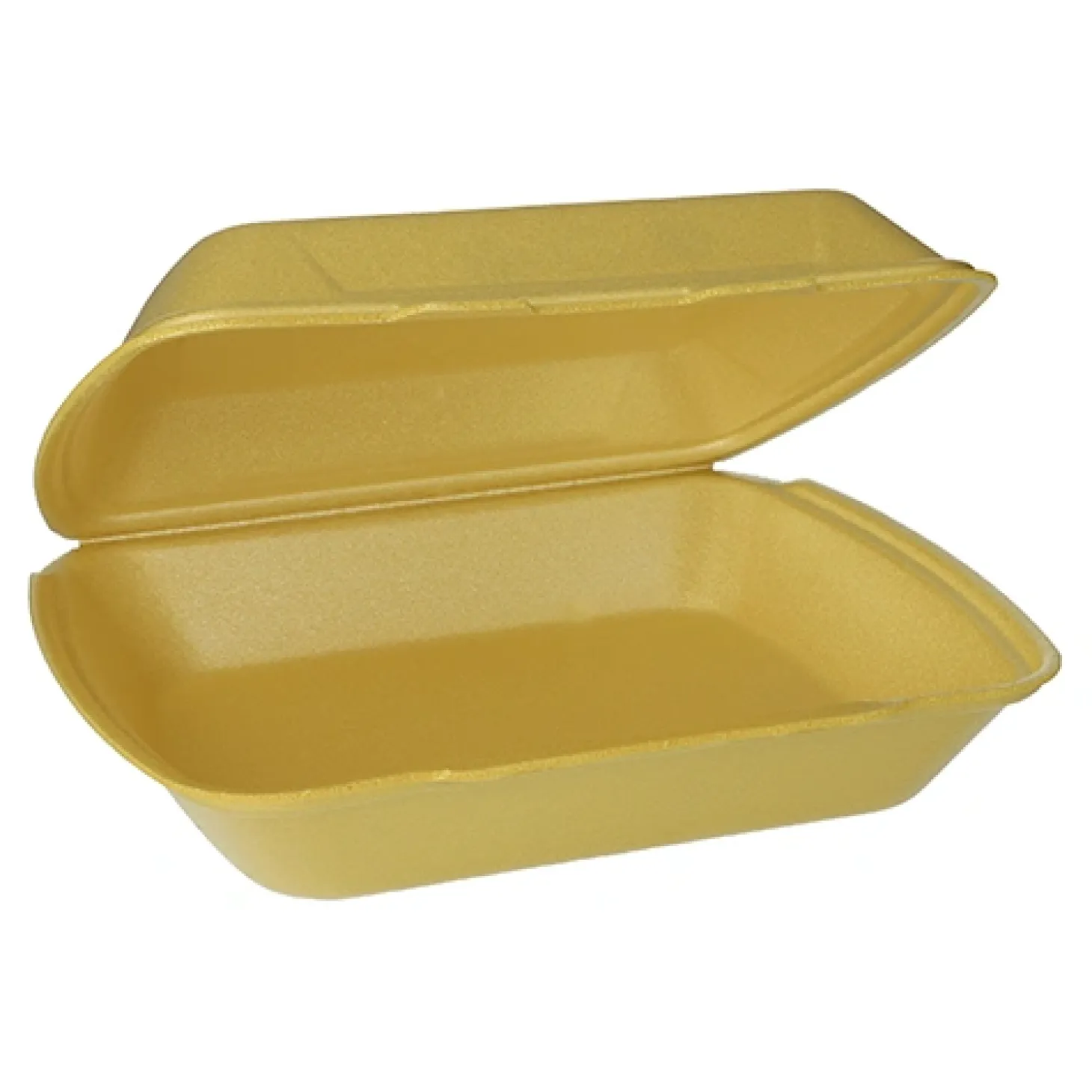 Starpak Menüboxen mit Klappdeckel, XPS ungeteilt 7,5 cm x 24,3 cm x 20,8 cm gold