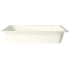 Starpak Mikrowellenschalen, PP ungeteilt 1330 ml 4,9 cm x 22,7 cm x 17,8 cm weiß