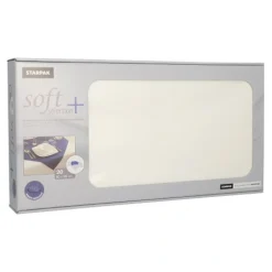 Starpak Mitteldecken, stoffähnlich, Vlies "soft selection plus" 80 cm x 80 cm weiß