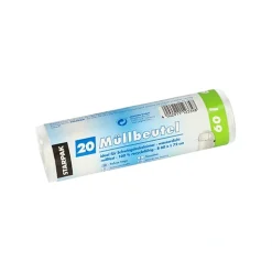 Starpak Müllbeutel, HDPE 60 l 72 cm x 60 cm transparent