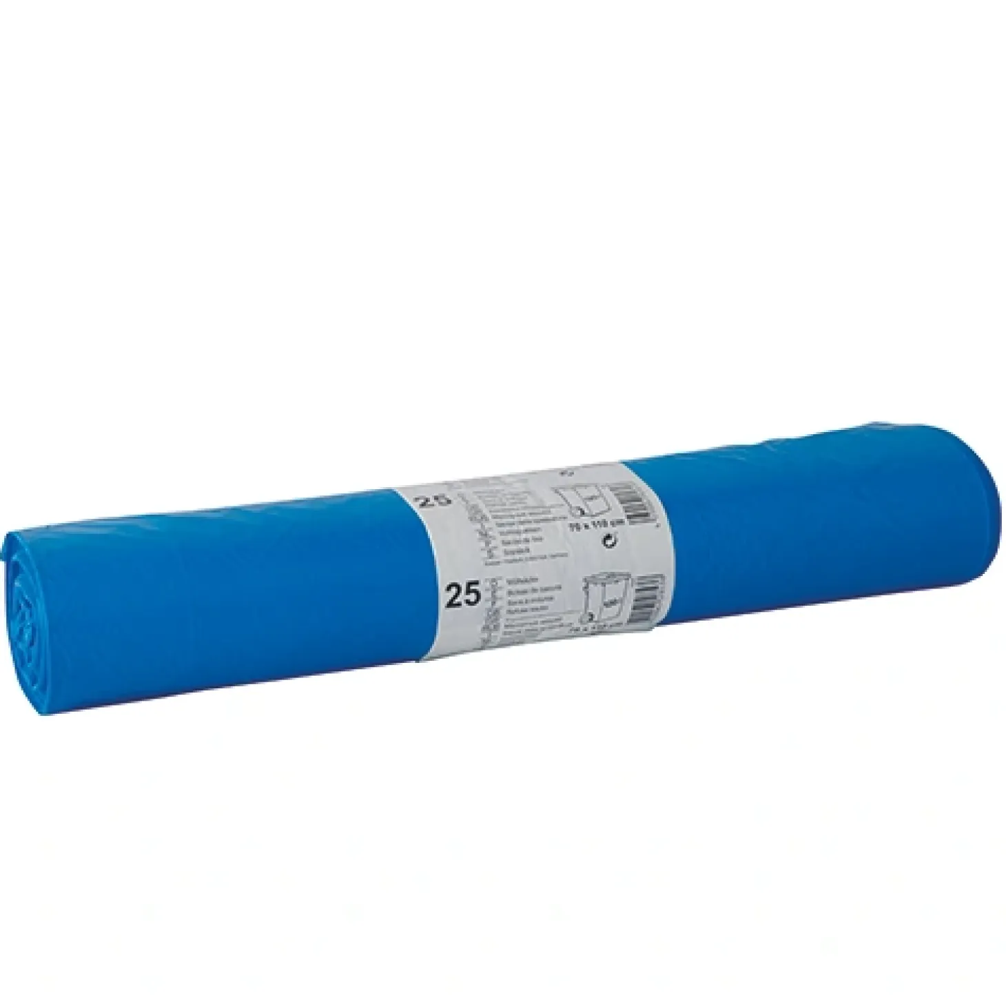 Starpak Müllsäcke, LDPE 120 l 110 cm x 70 cm blau, 10 x 25 Stück