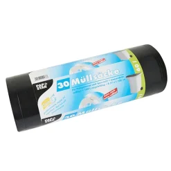 Starpak Müllsäcke, LDPE 60 l 100 cm x 57 cm schwarz extra stark und extra reißfest